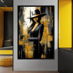 Golden Allure of Mystery - NicheCanvas