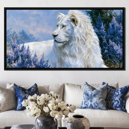 Noble Monarch of Lavender Fields - NicheCanvas
