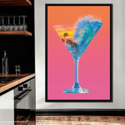 Double Exposure Martini - NicheCanvas