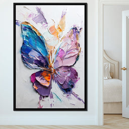 Iridescent Butterfly Euphoria - NicheCanvas