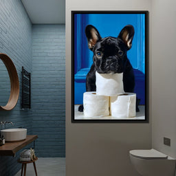 French Bulldog Roll Guardian - NicheCanvas