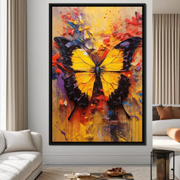 Colorburst Moths - NicheCanvas