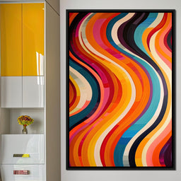 Vibrant Waves of Harmony - NicheCanvas