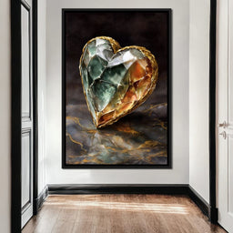 Gilded Facet Heartstone - NicheCanvas