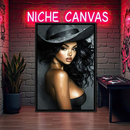 Enchanting Elegance Portrait - NicheCanvas