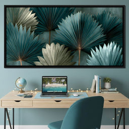 Verdant Palms Held By Time - NicheCanvas