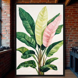 Tropical Leaf Symphony - NicheCanvas