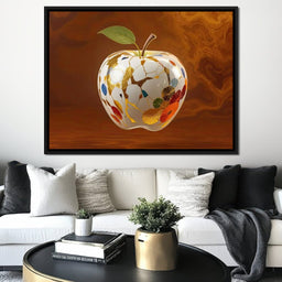 The Kintsugi Apple - TooplesArt - NicheCanvas