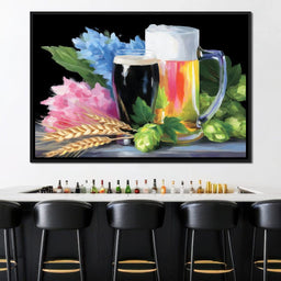 Brew and Blossom Fusion - NicheCanvas