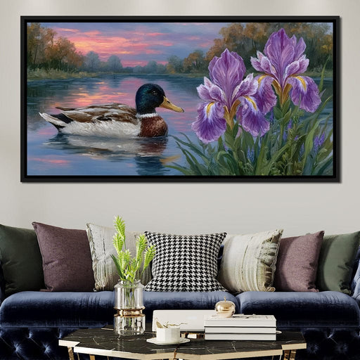 Dawn Reflections on Tranquil Waters Canvas Print