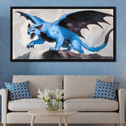 Majestic Winged Guardian - NicheCanvas