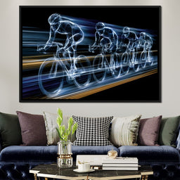 Velocity of the Wireframe Peloton - NicheCanvas