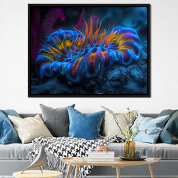 Neon Sea Bloom - TooplesArt - NicheCanvas