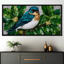 Emerald Wings Nature's Bird - NicheCanvas