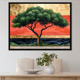 Majestic Dawn Tree Harmony - NicheCanvas