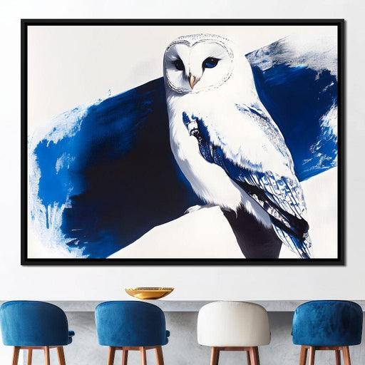 Owl Of The Celestial Night Canvas Print