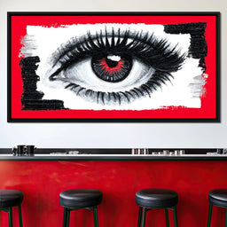 Fiery Sentinel Eye Awakens - NicheCanvas