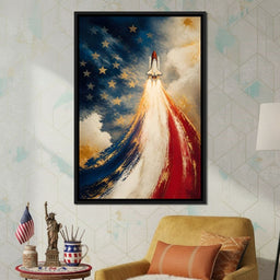 Ascending The National Spirit - NicheCanvas