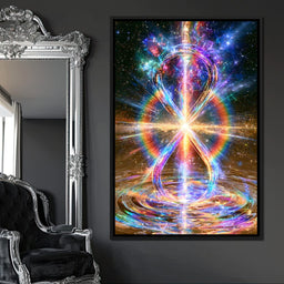 Infinite Echoes Of Celestial Light - NicheCanvas