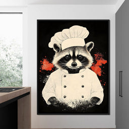 Chef Raccoon's Culinary Adventure - NicheCanvas