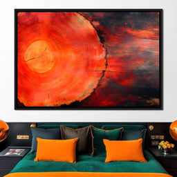 Fiery Echoes of Time - NicheCanvas