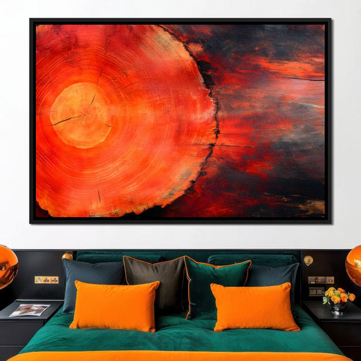 Fiery Echoes of Time Canvas Print