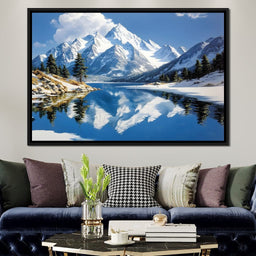 Mountain Reflections Tranquil - NicheCanvas