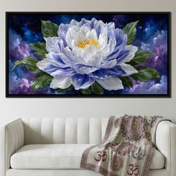 Starlit Peony Luminescence - NicheCanvas