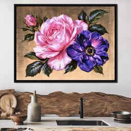 Celestial Rose And Cosmic Petals - NicheCanvas