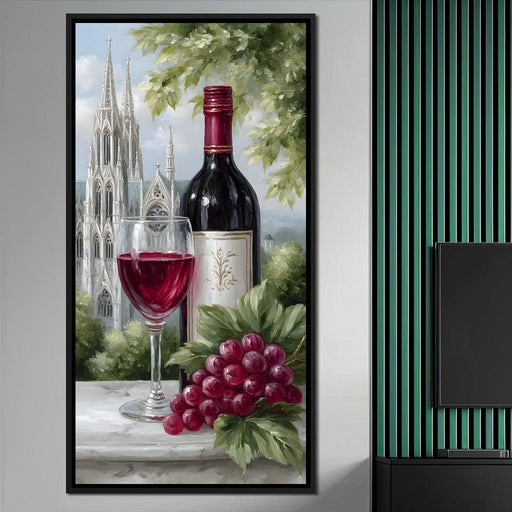 Cathedral Vines Vintage Elegance Canvas Print