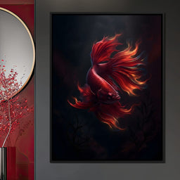 Red Fish Splendor - NicheCanvas
