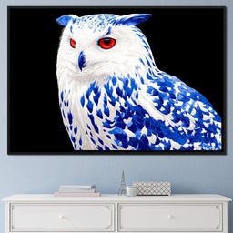 Sapphire Stare Nocturne - NicheCanvas