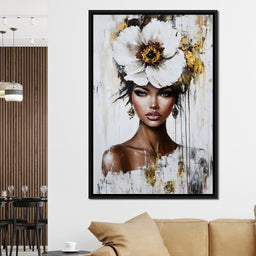 Golden Petal Elegance - NicheCanvas