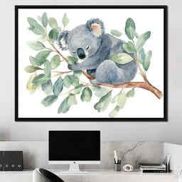 Dreamy Koala Slumber Nest - NicheCanvas