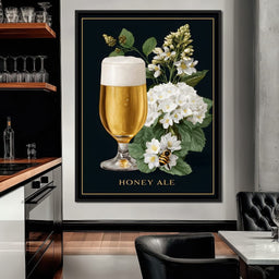 Golden Honey Ale Botanical Noir - NicheCanvas