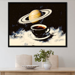 Saturn's Morning Brew - NicheCanvas