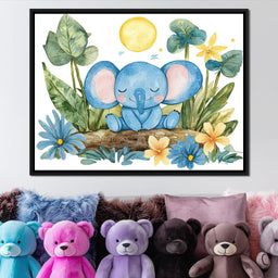 Elephant Dreams in Bloom - NicheCanvas