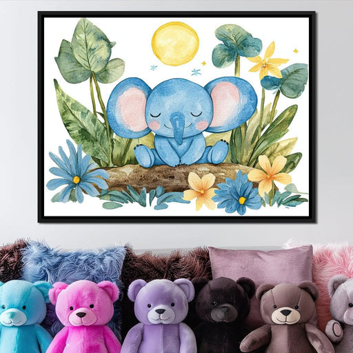 Elephant Dreams in Bloom Canvas Print