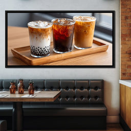 Trio of Iced Cafe Delights - NicheCanvas