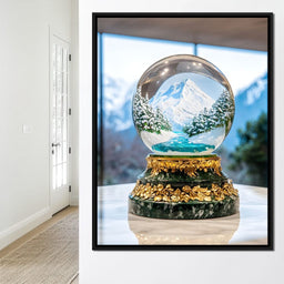 Winter Wonderland Globe Enchantment - NicheCanvas