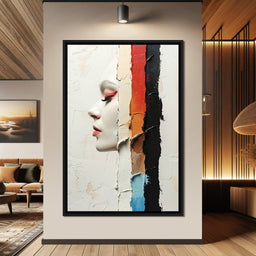 Painted Visage Fragmented - NicheCanvas