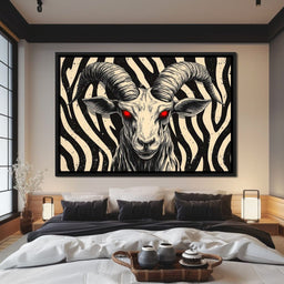 Infernal Ram of Shadows - NicheCanvas