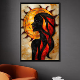 Solar Siren of the Flames - NicheCanvas