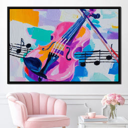 Melodic Violin Vibrance - NicheCanvas