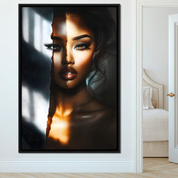 Radiant Fusion Portrait - NicheCanvas