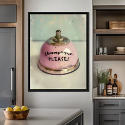 Champagne Please Service Bell - NicheCanvas