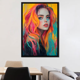 Radiant Tresses Luminous Allure - NicheCanvas