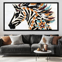 Zebra Mirage Awaits Discovery - Alicia Smith - NicheCanvas