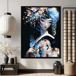 Flash Light Chaos Geisha - NicheCanvas