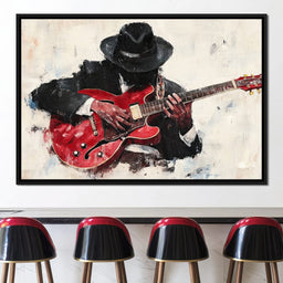 Guitar Groove in Motion - NicheCanvas